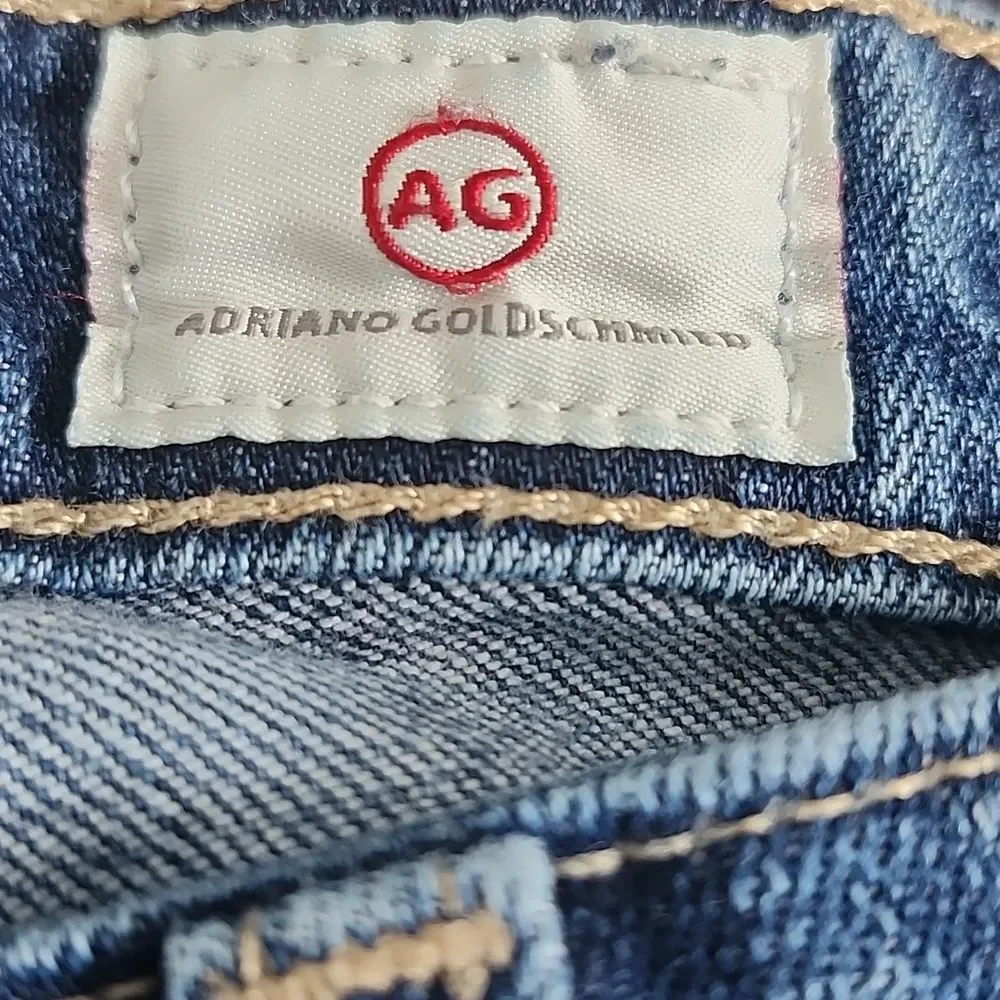 AG Adriano Goldschmied The Stilt Cigarette Leg Medium Wash Jeans, 29R